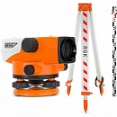 Комплект 3в1: нивелир RGK N-24 + штатив, рейка 3м